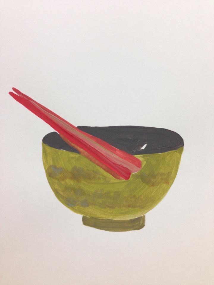 ごはんつぶを<br />
残さない。