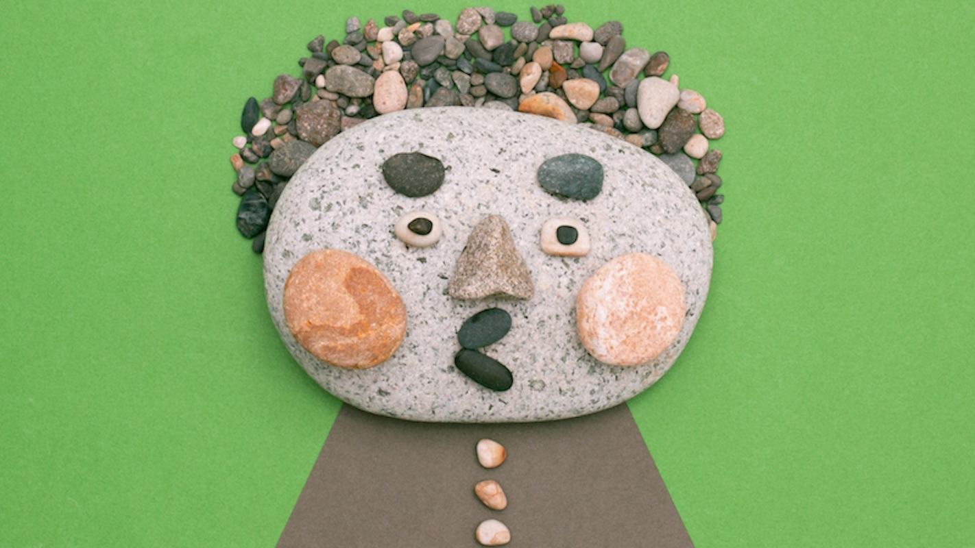 石のかおをつくろう